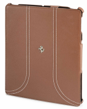 Ferrari iPad 3 FF Camel Leather Case