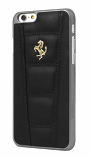 Ferrari 458 iPhone 6/6S Plus Black Leather Case
