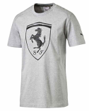 Puma Ferrari Grey Big Shield Tee