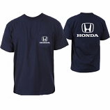 Honda Navy H Logo Pocket Tee Shirt
