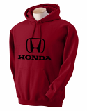 Honda Red Hooded Sweat Shirt