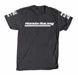 Honda Racing Black Tri-Blend Sponsor Tee