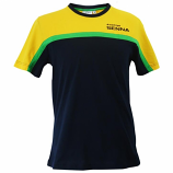 Ayrton Senna Yellow Logo Tee Shirt